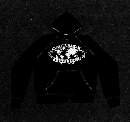 Black OG zip up hoody